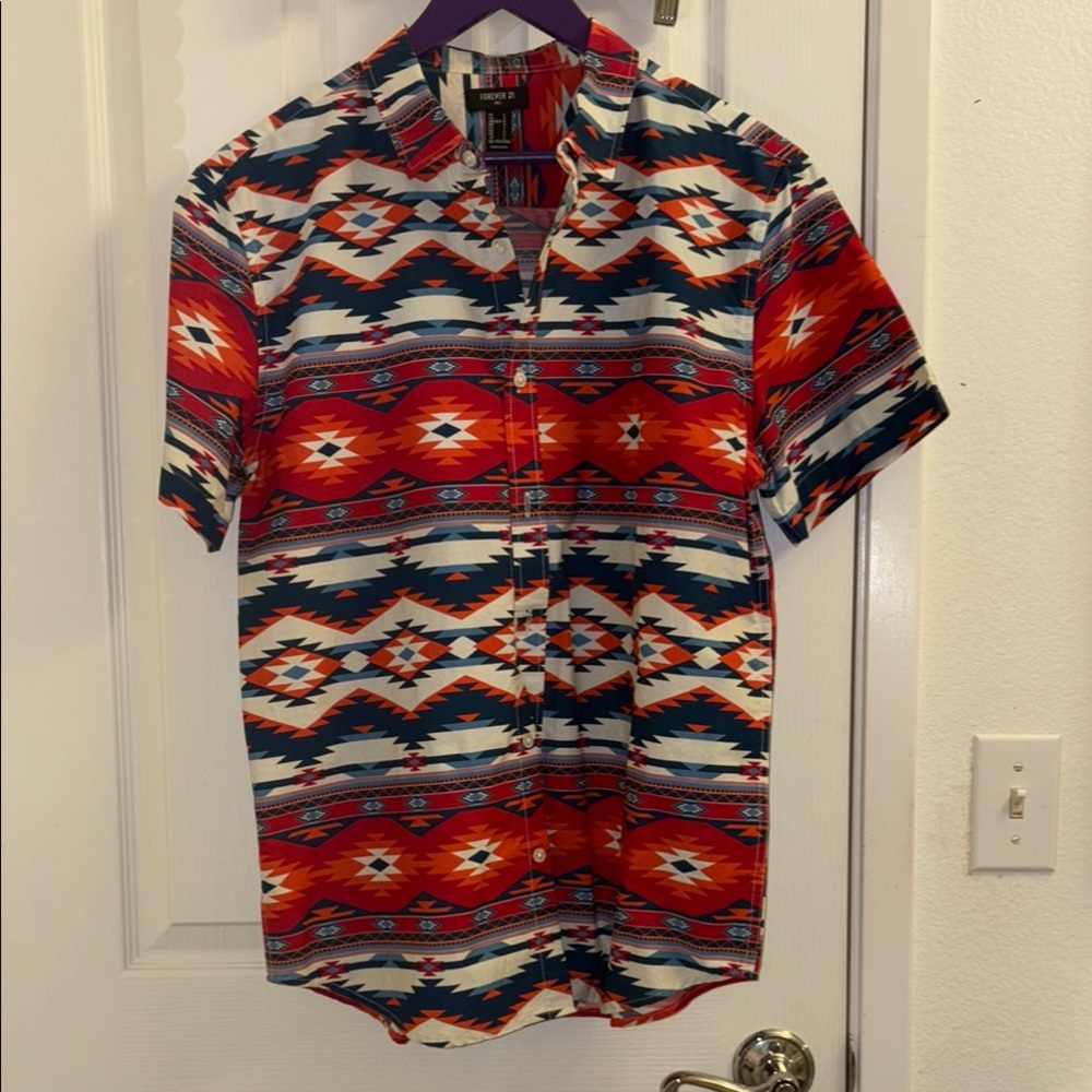 Men's Multicolor Patterned Shirt